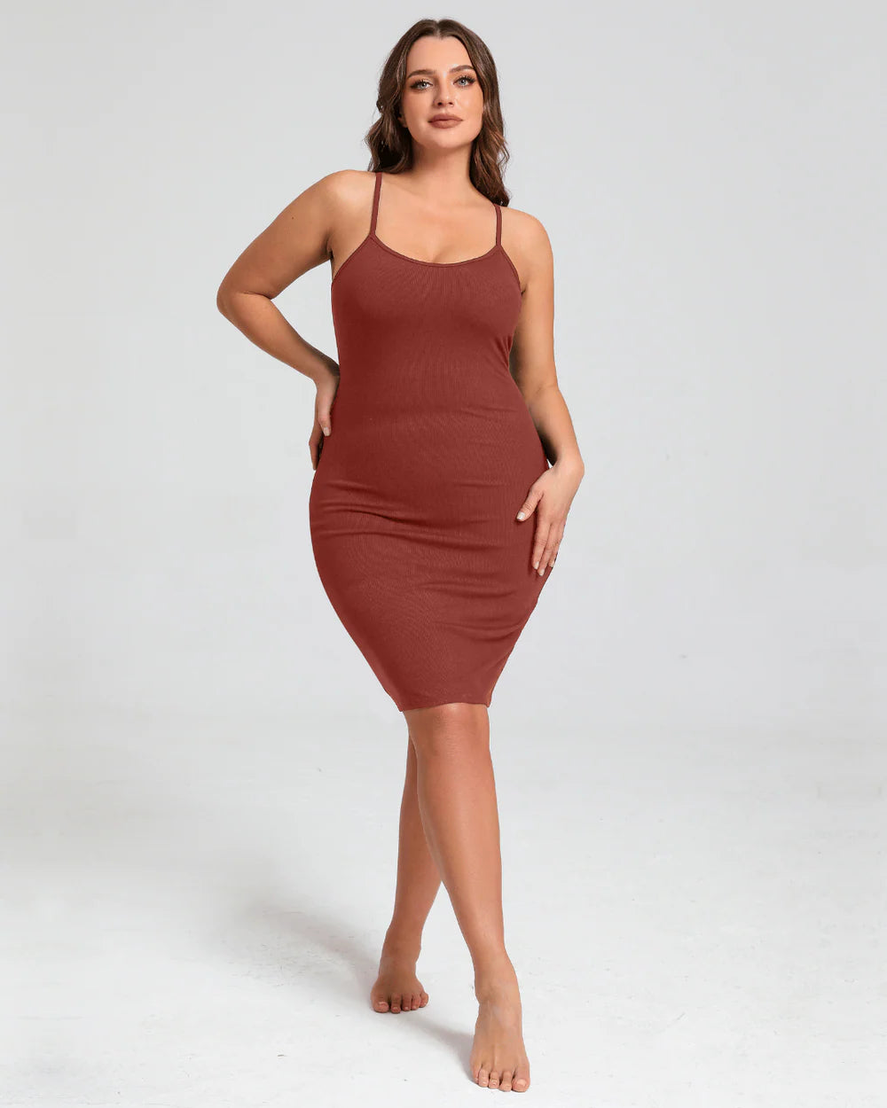 Slip Midi Shapewear Dress
