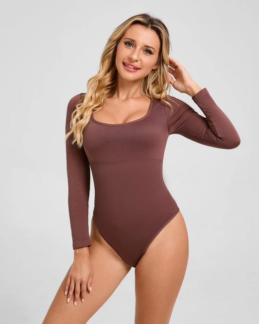 Long Sleeve Shapewear Bodysuit