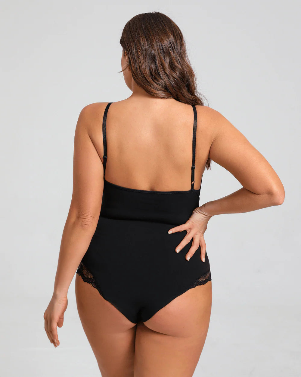 Half Laced Shapewear Bodysuit