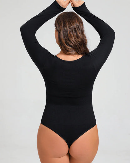 Long Sleeve Shapewear Bodysuit