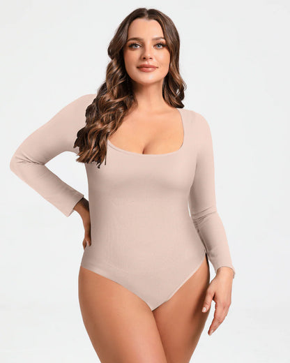 Long Sleeve Shapewear Bodysuit