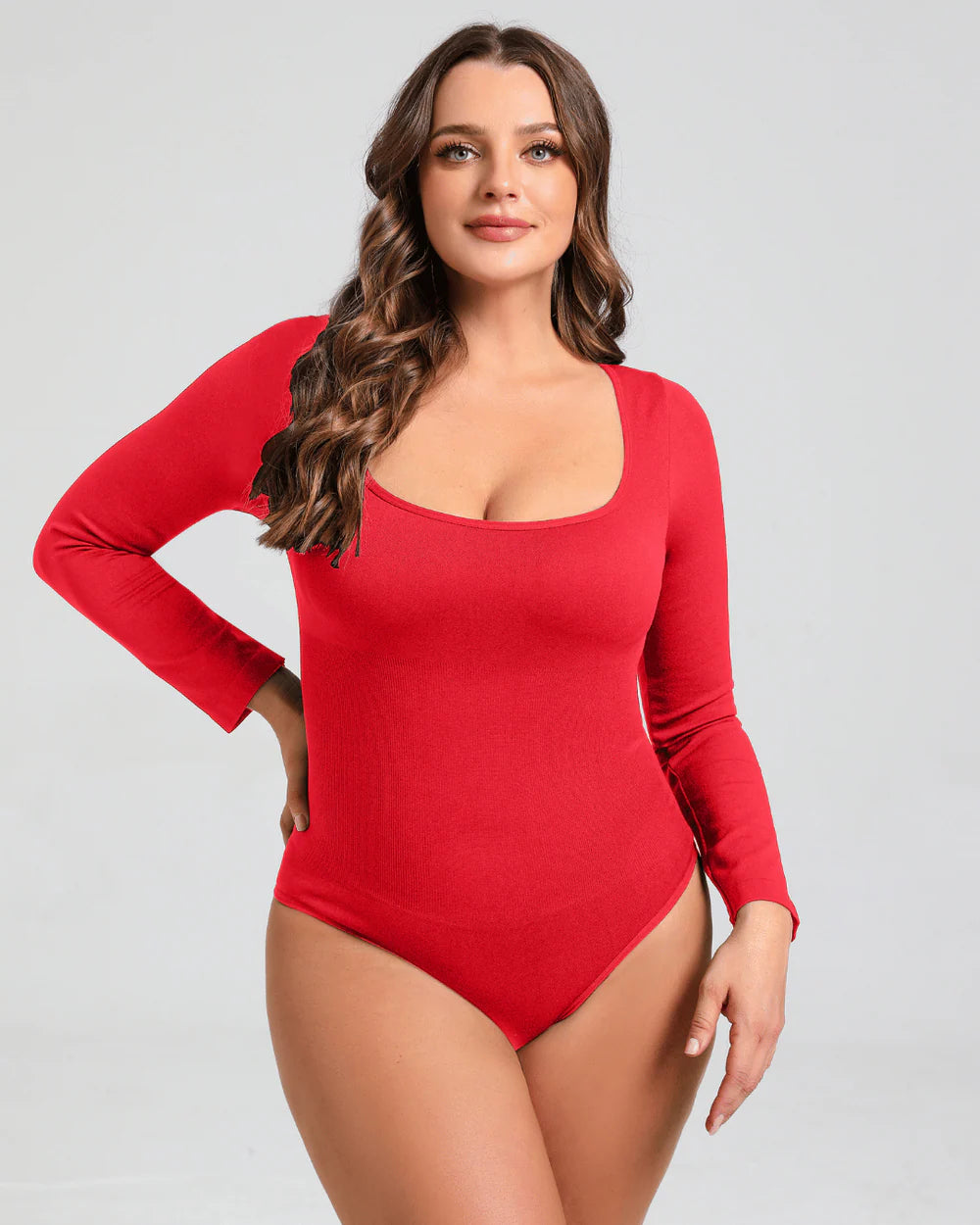 Long Sleeve Shapewear Bodysuit