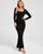 Long Sleeve Maxi Shapewear Dress